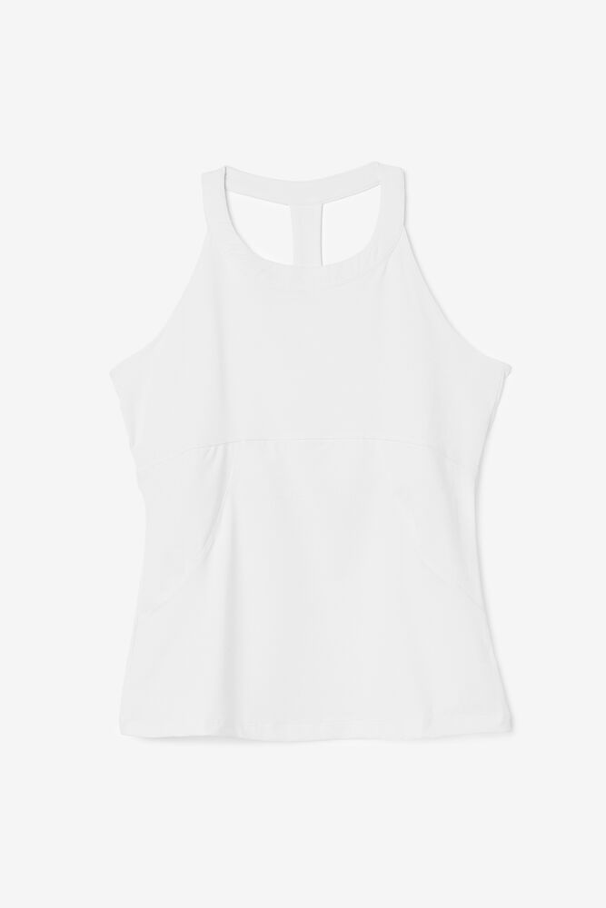 Fila Singlet Dame Hvite Essentials Halter 897603-MAJ